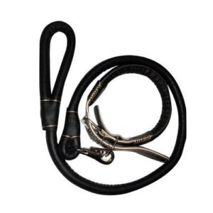 Chaîne De Chien- 115x78cm -En Cuir Noir